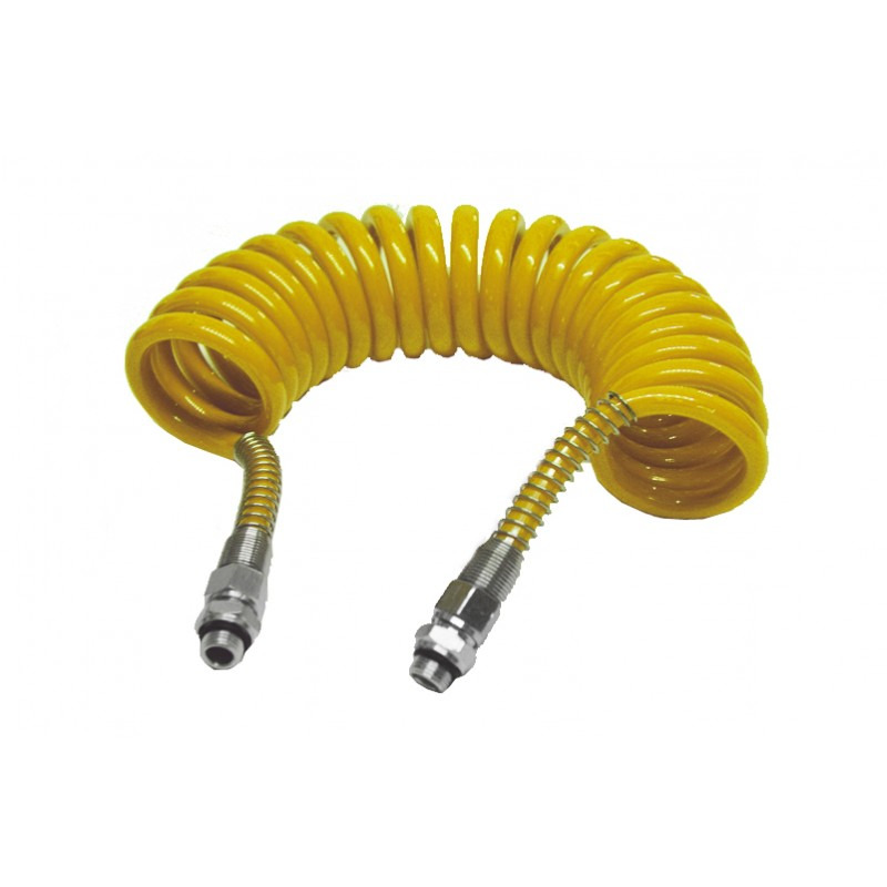 Furtun Aer remorca galben 4,7/5,5m M16x1,5 PUR-SIL