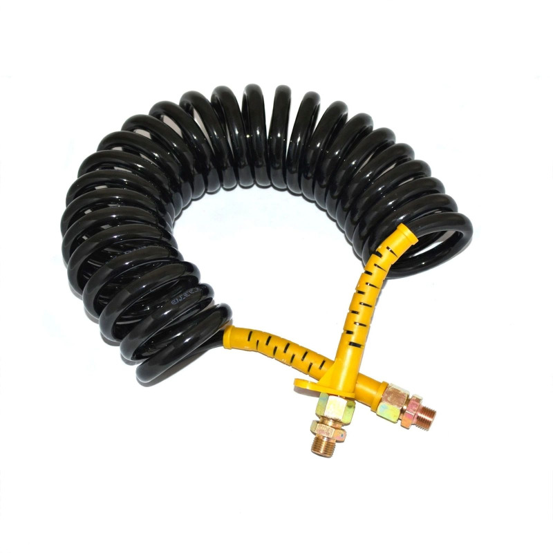 Furtun Aer remorca negru/galben 5,5m M16x1,5 PUR