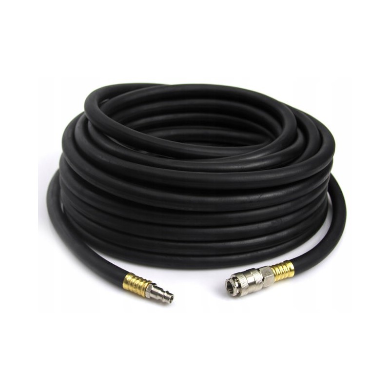 Furtun cauciuc Dn 10x17 20 bar asamblat cu cuple aer - LUNG 15 m