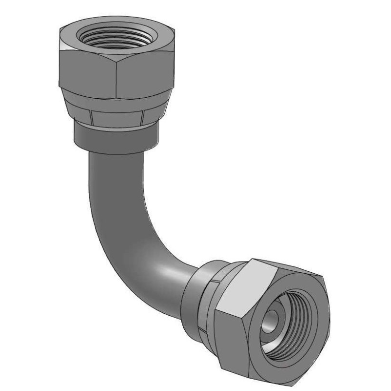 LFF90GG 0606 3/8' ADAPTOR 90 PIULITE GAZ