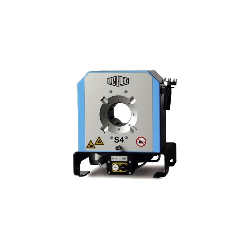 S4 DC Presa sertizat Uniflex pachet Bacuri PB Ø 17, 20, 24, 28, 32, 40, 47, 54, 62 + Suport 9 bacuri QDS 239 B + Cheie schimbat bacuri QDC 239.5