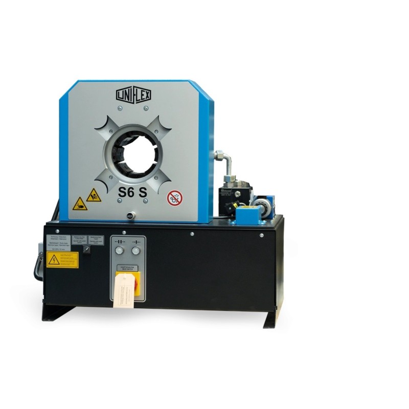 SC 6 S Ecoline Paket Presa sertizat Uniflex pachet Bacuri PB Ø 17, 20, 24, 28, 32, 40, 44, 50, 57, 71 + 266.239L + Suport 9 bacuri QDS 239 B + Cheie schimbat bacuri QDC 239.5